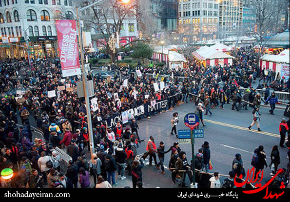 تصاویر/ادامه اعتراضات در زمستان سرد آمریکا