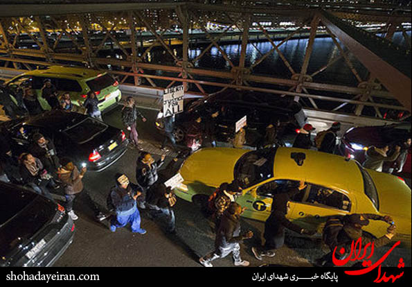 تصاویر/ادامه اعتراضات در زمستان سرد آمریکا