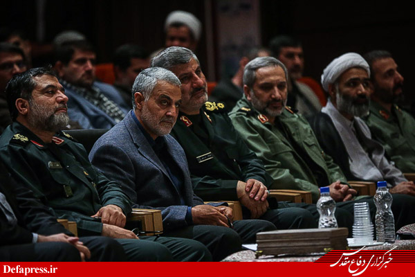 سردار سلیمانی در همایش قرارگاه خاتم‌‌الانبیاء(ص)+عکس