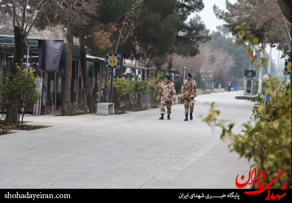 حفاظت گلزار شهدا تحویل نگهبانان شهرداری شد حفاظت گلزار شهدا تحویل نگهبانان شهرداری شد