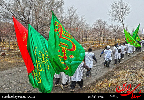 تصاویر/پیاده روی عزاداران تا حرم امام رضا (ع)