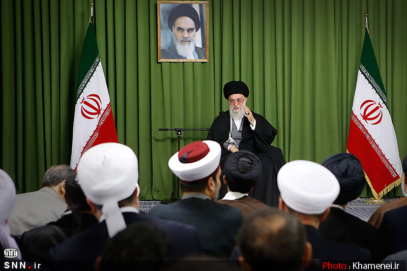 دیدار شرکت‌کنندگان کنگره جهانی جریان‌های افراطی و تکفیری با رهبر انقلاب+تصاویر