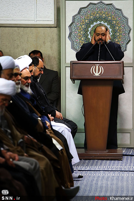 دیدار شرکت‌کنندگان کنگره جهانی جریان‌های افراطی و تکفیری با رهبر انقلاب+تصاویر