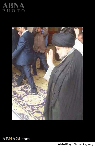 مقتدی صدر در نماز جمعه مسجد کوفه +عکس مقتدی صدر در نماز جمعه مسجد کوفه +عکس