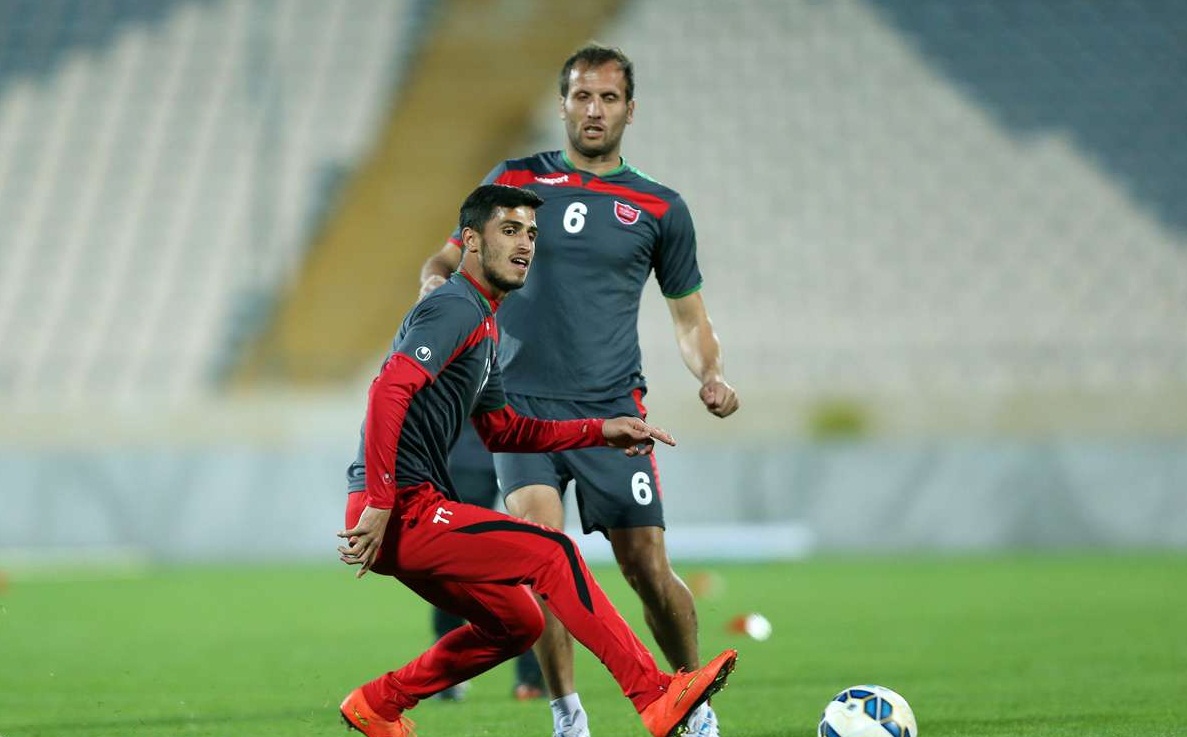 تمرین پرسپولیس و النصر در ورزشگاه آزادی+تصاویر