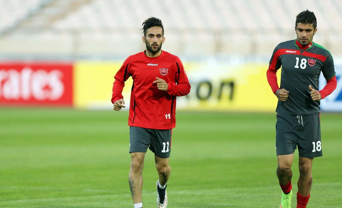 تمرین پرسپولیس و النصر در ورزشگاه آزادی+تصاویر