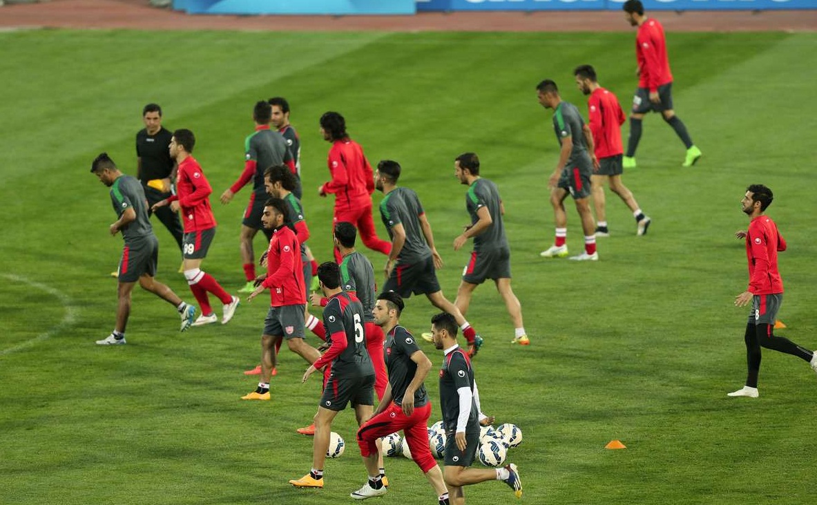 تمرین پرسپولیس و النصر در ورزشگاه آزادی+تصاویر