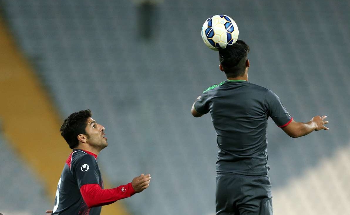 تمرین پرسپولیس و النصر در ورزشگاه آزادی+تصاویر