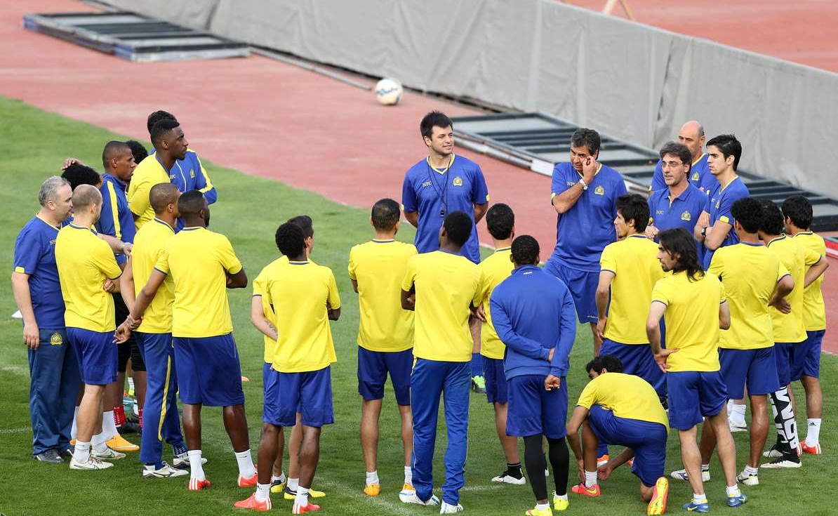 تمرین پرسپولیس و النصر در ورزشگاه آزادی+تصاویر