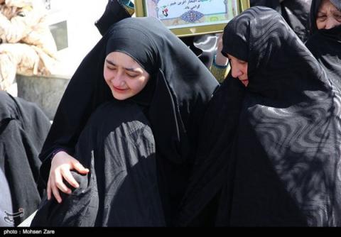 تشییع پیکر شهید حمدالله سرداری در اردبیل تشییع پیکر شهید حمدالله سرداری در اردبیل