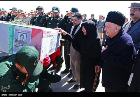 تشییع پیکر شهید حمدالله سرداری در اردبیل تشییع پیکر شهید حمدالله سرداری در اردبیل