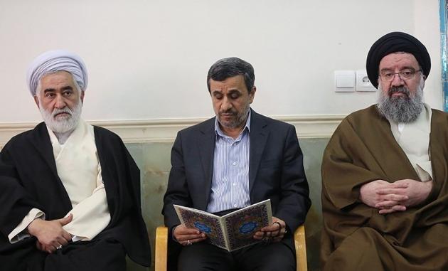 احمدی‌نژاد در مراسم شهید صیاد شیرازی +تصاویر