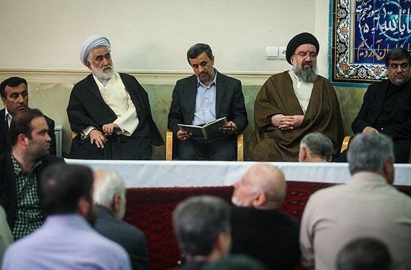 احمدی‌نژاد در مراسم شهید صیاد شیرازی +تصاویر
