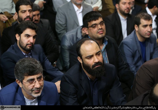دیدار مداحان اهل بیت(ع) با رهبر انقلاب در روز ولادت حضرت فاطمه(س)