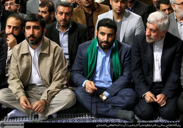 دیدار مداحان اهل بیت(ع) با رهبر انقلاب در روز ولادت حضرت فاطمه(س)