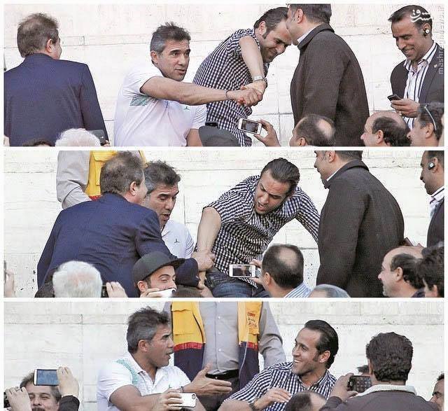 عکس/ شوخی دردناک عقاب با جادوگر! عکس/ شوخی دردناک عقاب با جادوگر!