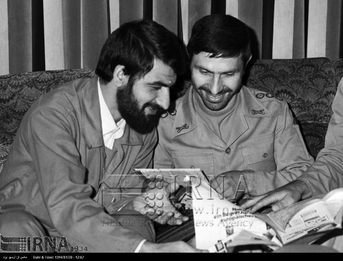 شهید صیاد شیرازی و محسن رضایی+عکس