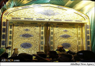 درب حرم عباس(ع) رونمایی شد+تصاویر درب حرم عباس(ع) رونمایی شد+تصاویر