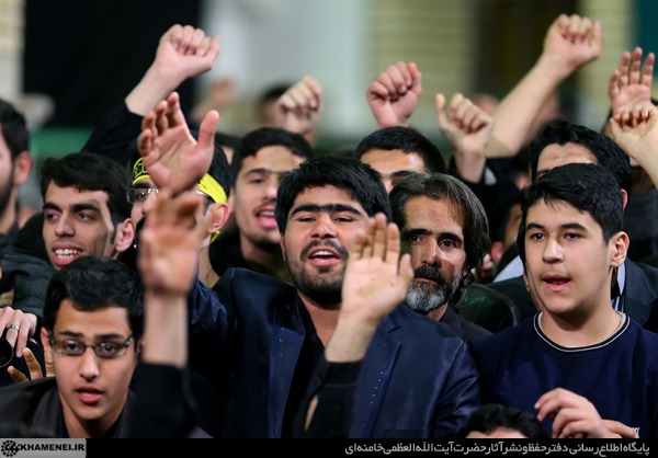 شب دوم عزاداری فاطمیه ۱۴۳۶ در بیت رهبر انقلاب