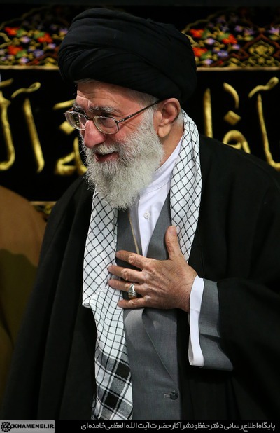 شب دوم عزاداری فاطمیه ۱۴۳۶ در بیت رهبر انقلاب