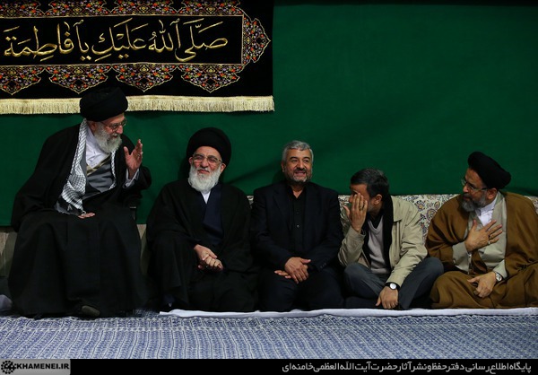 شب دوم عزاداری فاطمیه ۱۴۳۶ در بیت رهبر انقلاب