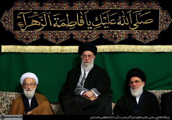 شب دوم عزاداری فاطمیه ۱۴۳۶ در بیت رهبر انقلاب