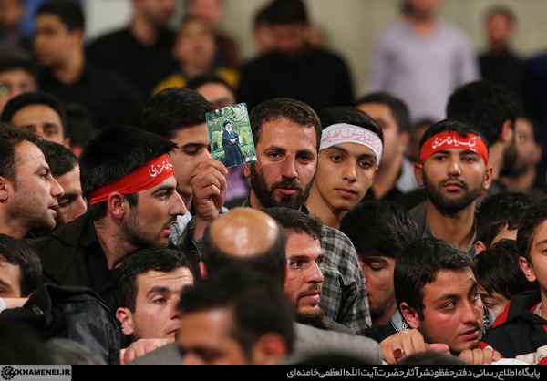 شب سوم عزاداری فاطمیه ۱۴۳۶در بیت رهبر انقلاب