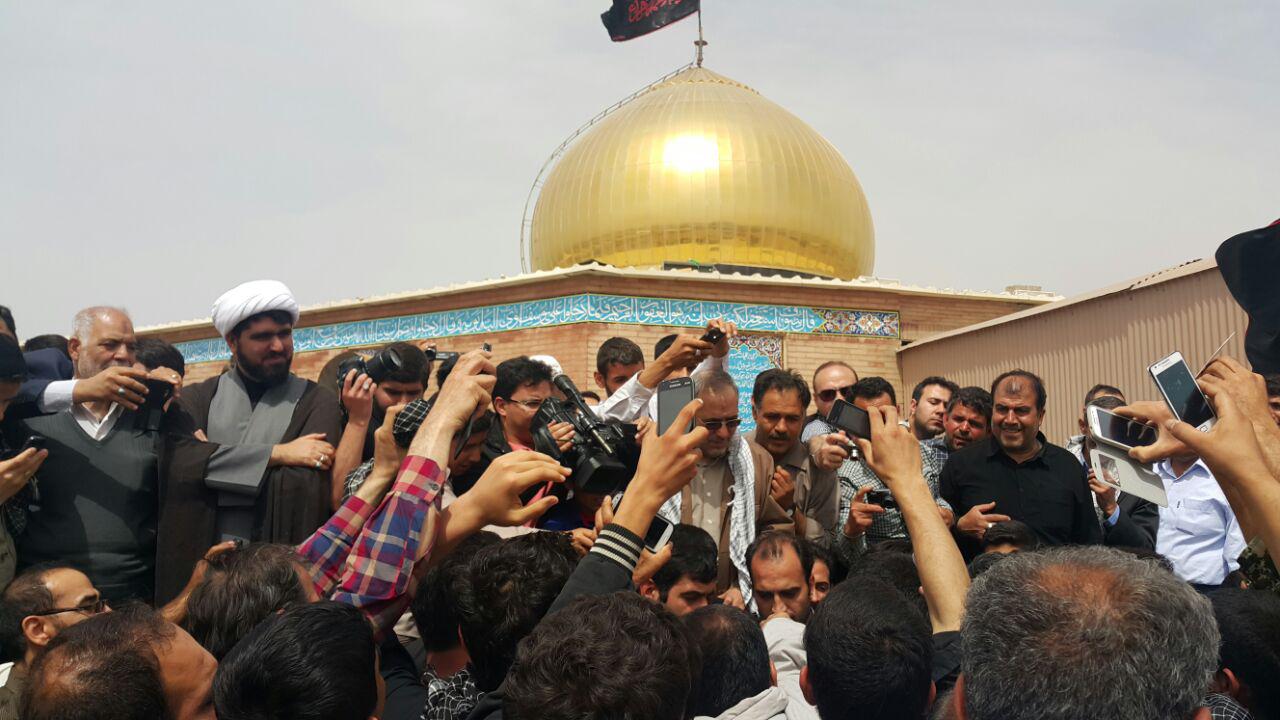 احمدی نژاد در سفر راهیان نور +تصاویر