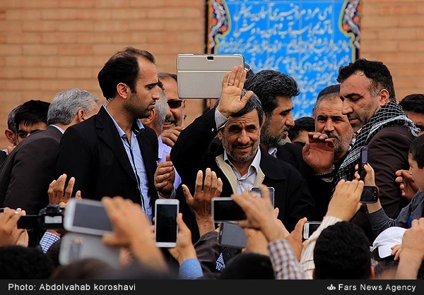 احمدی نژاد در سفر راهیان نور +تصاویر