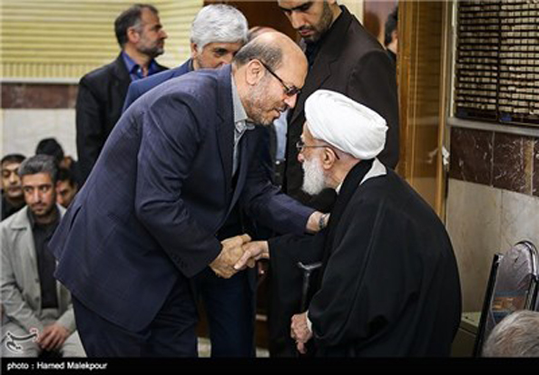 عکس/تشییع پیکر همسر آیت‌الله جنتی در تهران