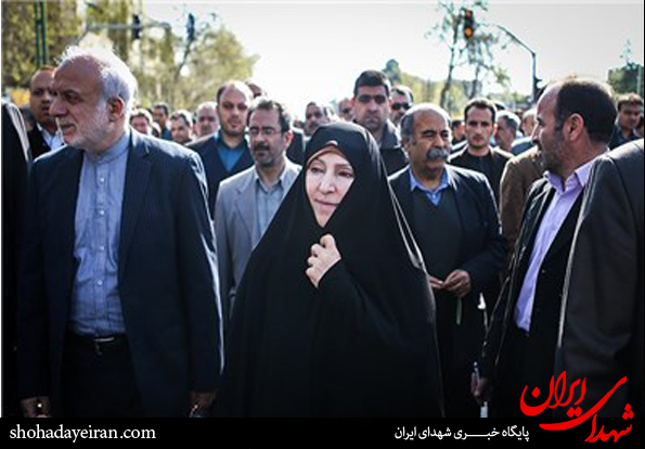 عکس/تشییع پیکر همسر آیت‌الله جنتی در تهران