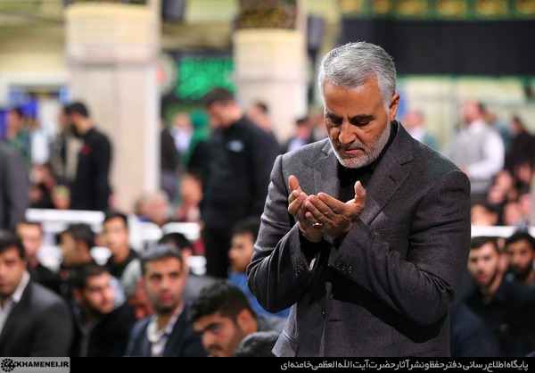 آخرین شب عزاداری فاطمیه ۱۴۳۶ در بیت رهبر انقلاب