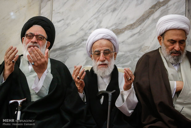 مراسم ختم همسر آیت‌الله جنتی +تصاویر