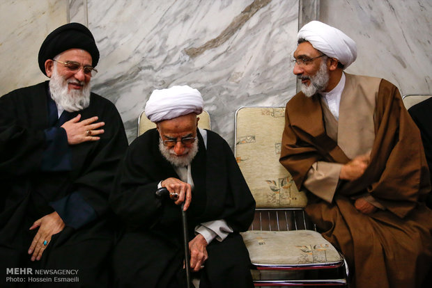 مراسم ختم همسر آیت‌الله جنتی +تصاویر