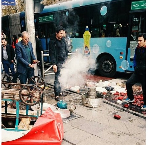 واکنش قالیباف به برخورد شهرداری با لبوفروش+عکس واکنش قالیباف به برخورد شهرداری با لبوفروش+عکس