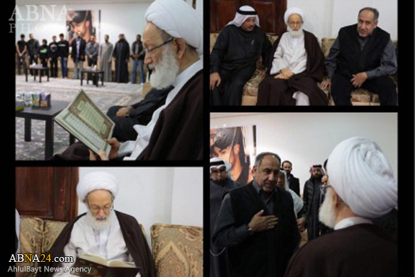 حضور آیت الله عیسی قاسم در بزرگداشت شهید اعدام شده+ عکس حضور آیت الله عیسی قاسم در بزرگداشت شهید اعدام شده+ عکس
