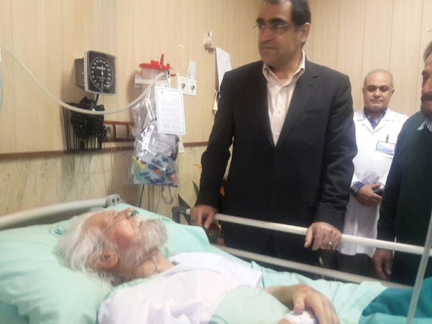 وزیر بهداشت از حمید سبزواری عیادت کرد + تصاویر وزیر بهداشت از حمید سبزواری عیادت کرد + تصاویر