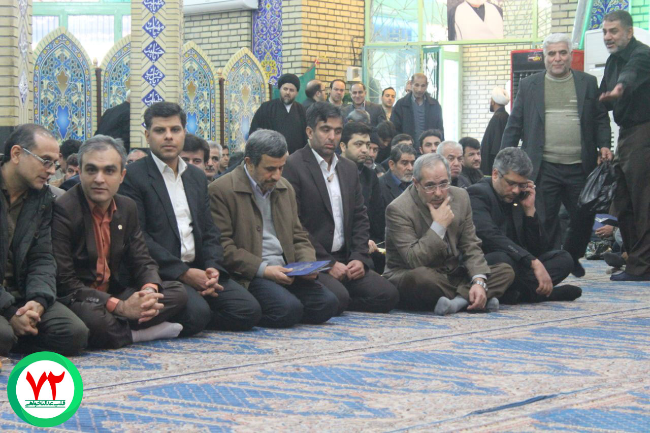 احمدینژاد در ختم حجتالاسلام مجاهد +عکس احمدینژاد در ختم حجتالاسلام مجاهد +عکس