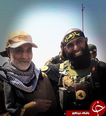 عکس یادگاری ابوعزرائیل با حاج قاسم +عکس
