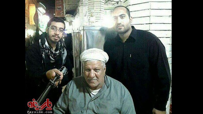 تصویر بدل هاشمی رفسنجانی در عراق + عکس