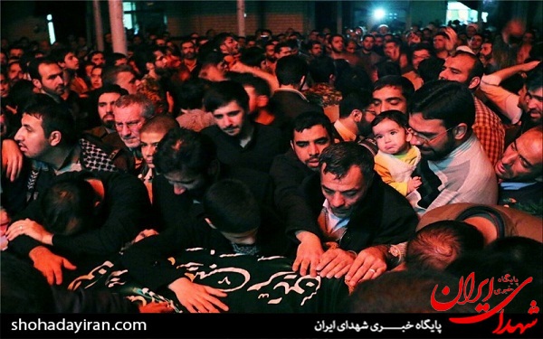 وداع شبانه با شهید حمید رضا اسداللهی + عکس