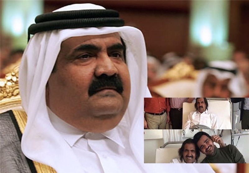 امیر سابق قطر بستری شد+عکس امیر سابق قطر بستری شد+عکس