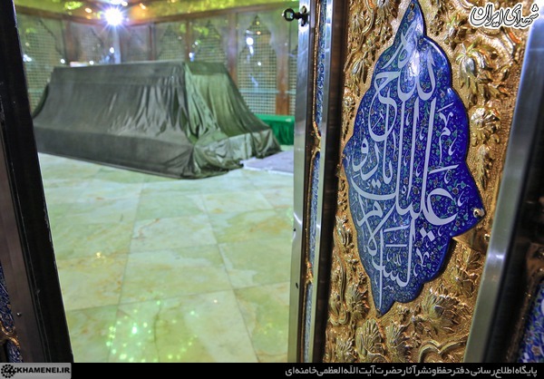 حواشی حضور رهبر انقلاب در حرم امام (ره)+تصاویر