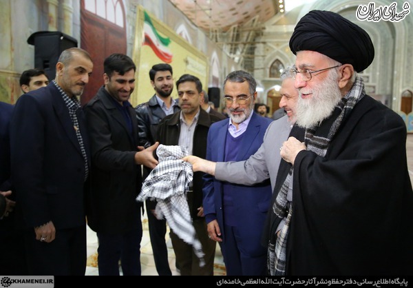 حواشی حضور رهبر انقلاب در حرم امام (ره)+تصاویر