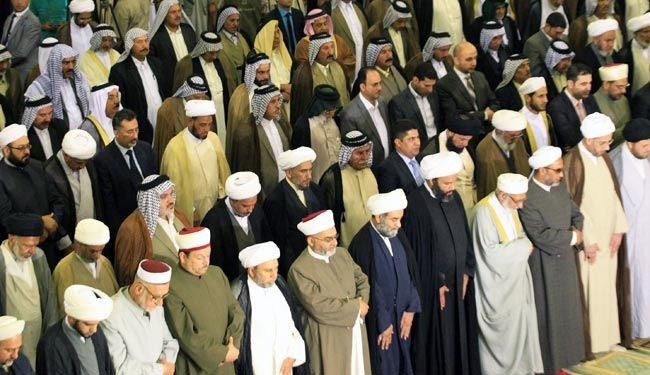 نماز وحدت شیعیان و اهل سنت در المقدادیه نماز وحدت شیعیان و اهل سنت در المقدادیه