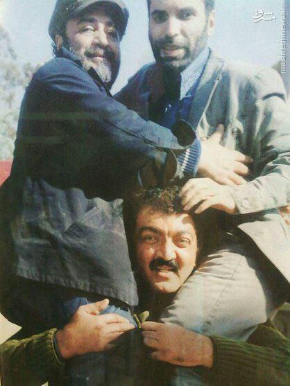 عکس/ده نمکی و شریفی نیا بر روی دوش غول برره