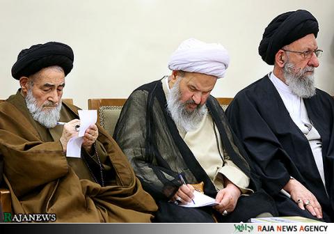 عکس/دیدار اعضای مجلس خبرگان با رهبر انقلاب