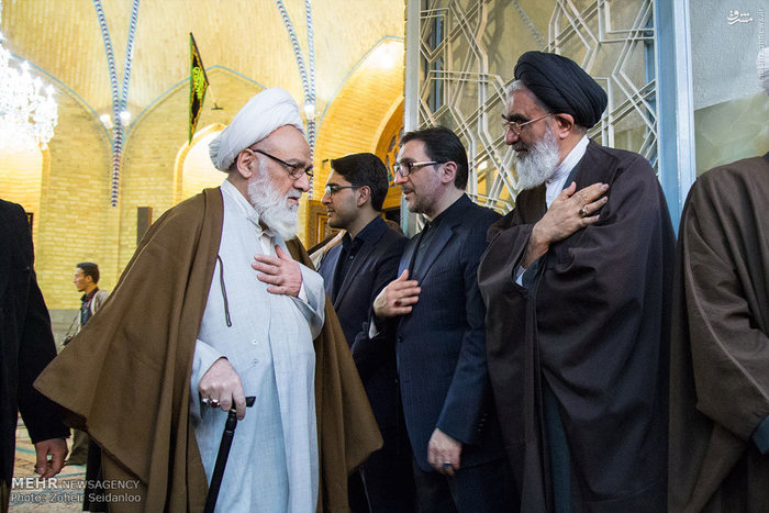 عکس/ علمای قم در گرامیداشت آیت‌الله طبسی