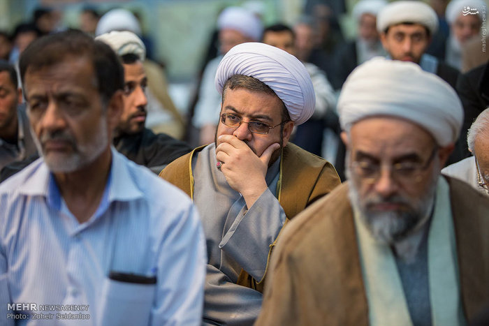 عکس/ علمای قم در گرامیداشت آیت‌الله طبسی