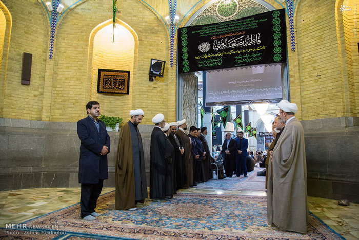 عکس/ علمای قم در گرامیداشت آیت‌الله طبسی